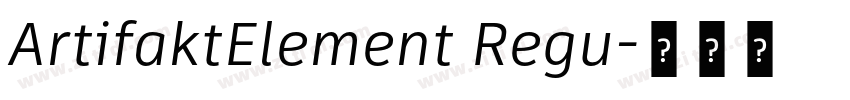 ArtifaktElement Regu字体转换 ArtifaktElement Regu字体转换